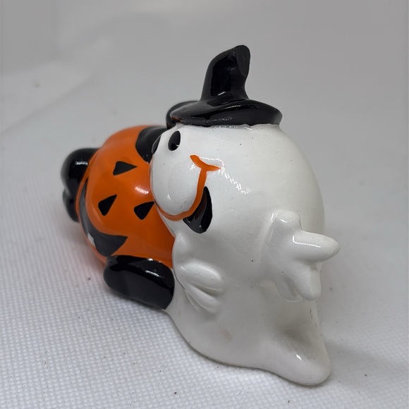 Halloween Ghost pumpkin ceramic nik naks - Picture 6 of 7